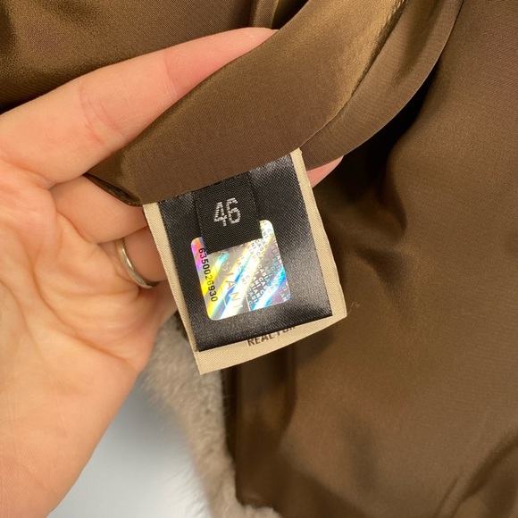 Luxury Real Mink Fur Short Jacket Silver/Gray No Dyes 3/4 Sleeves Size S/M - Picture 9 of 16